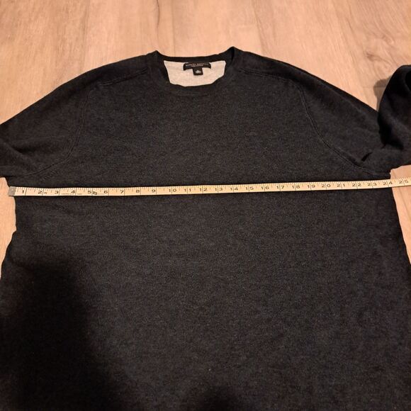 Banana Republic Sweater Mens XL Gray Pima Cotton Lightweight - Picture 8 of 9